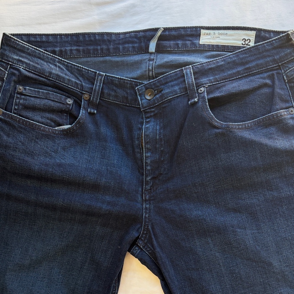 rag & bone Women's Dre Low-Rise Slim Boyfriend